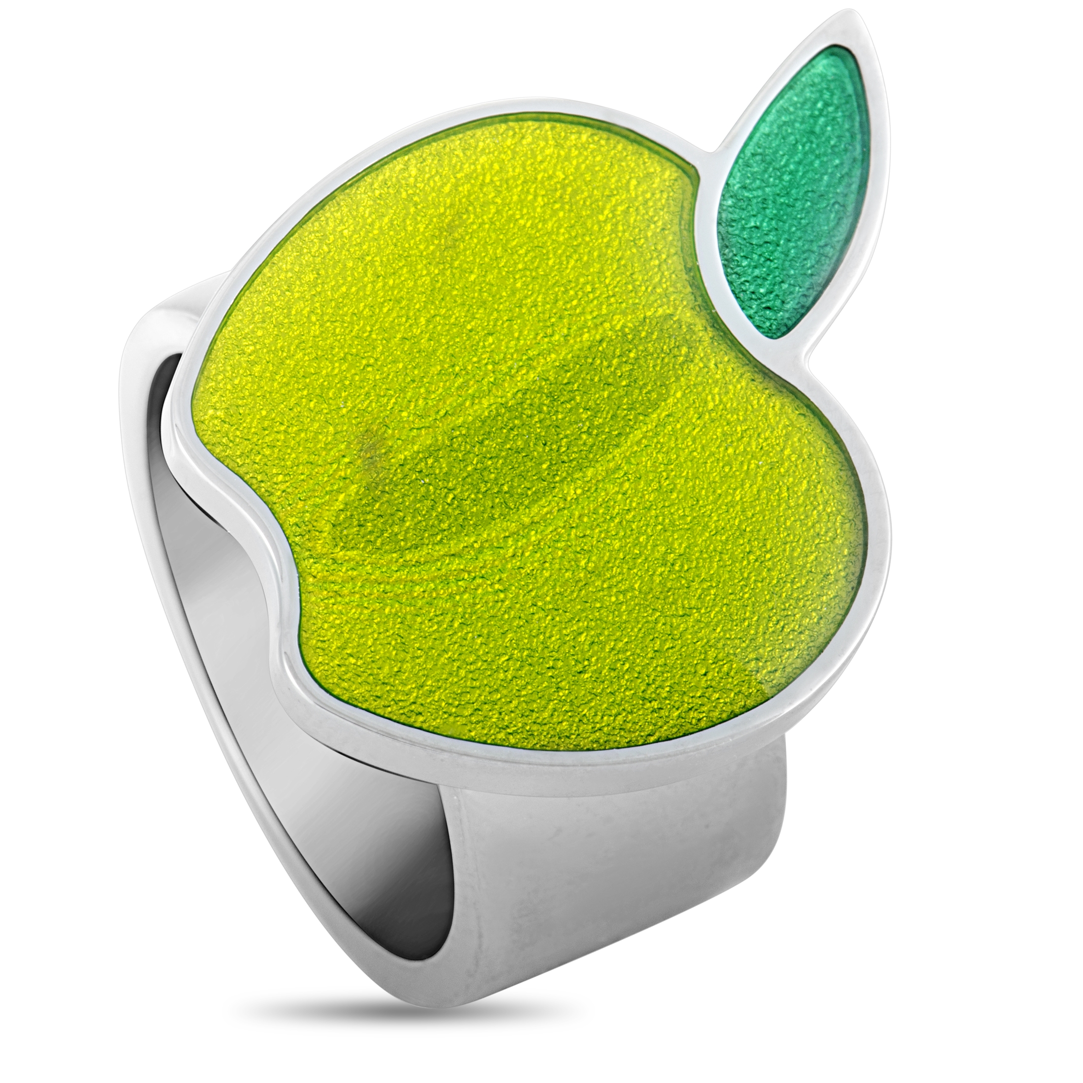 Swatch Fructus Apple Stainless Steel and Resin Ring, Size 5 JRG003