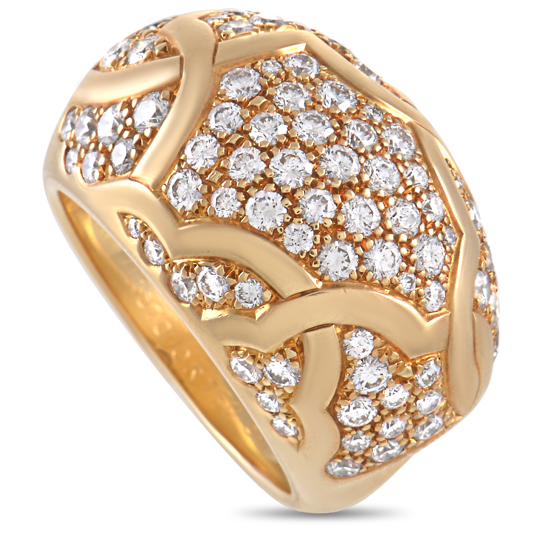 Camilla 18K Yellow Gold 1.75 ct Diamond Ring