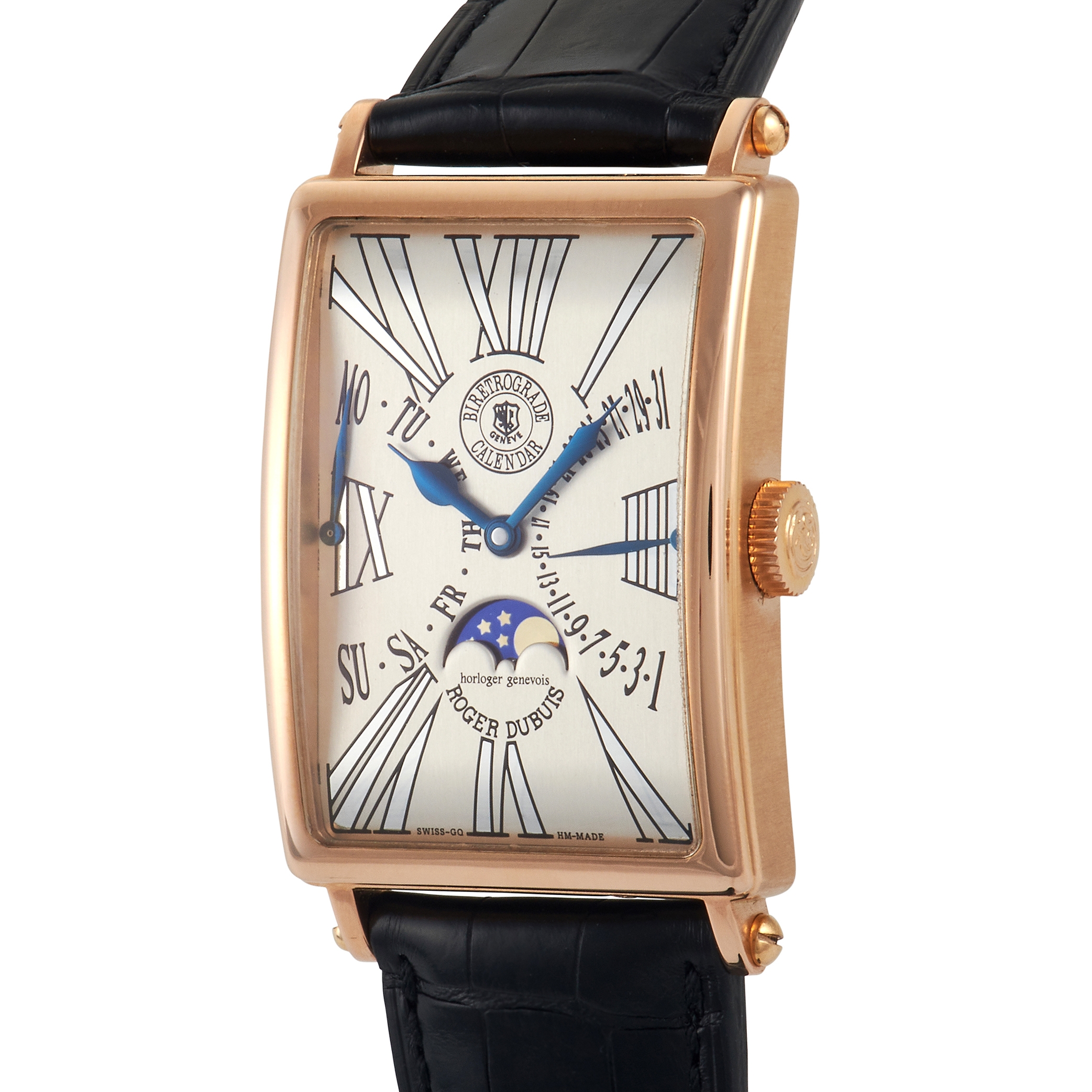 Roger Dubuis Much More Bi-Retrograde Calendar Rose Gold Watch M34 5740 5