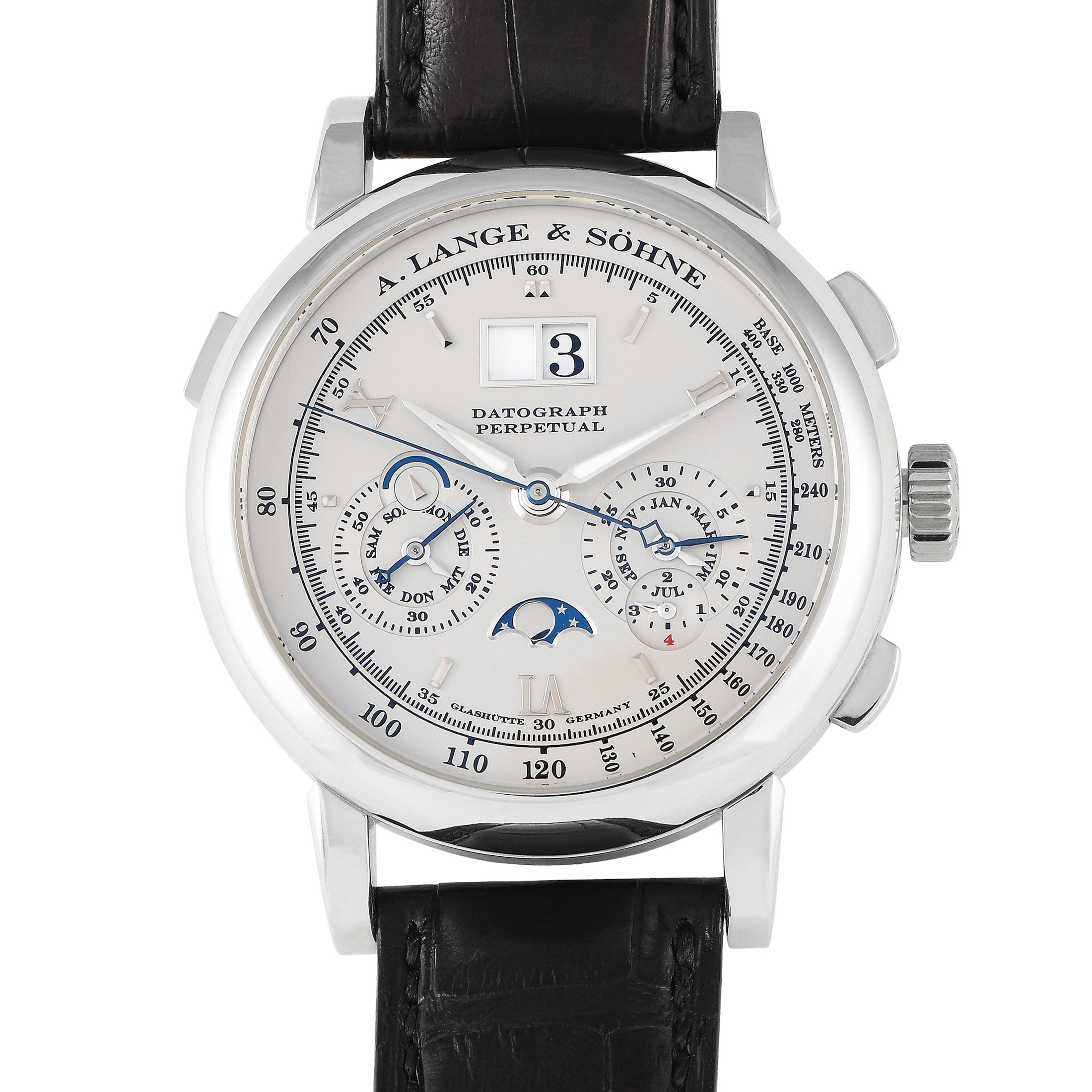 A. Lange & Sohne Datograph Perpetual Calendar Watch 410.025