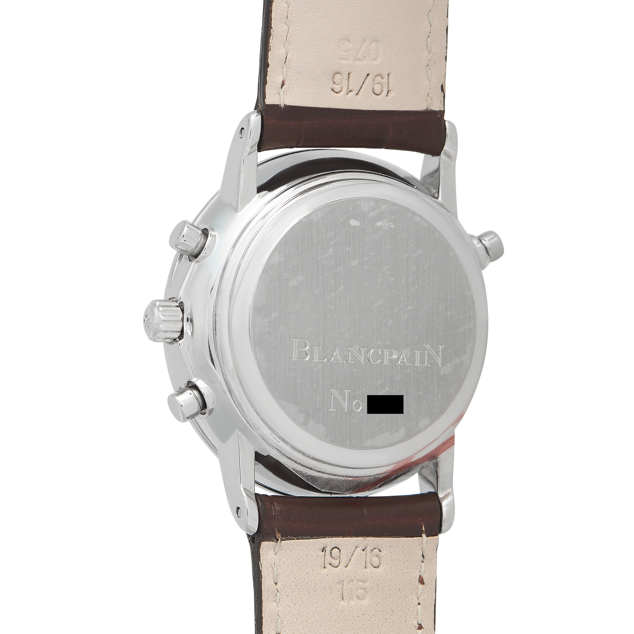 Blancpain Villeret Split Seconds Chronograph Platinum Watch 1186-3427-55