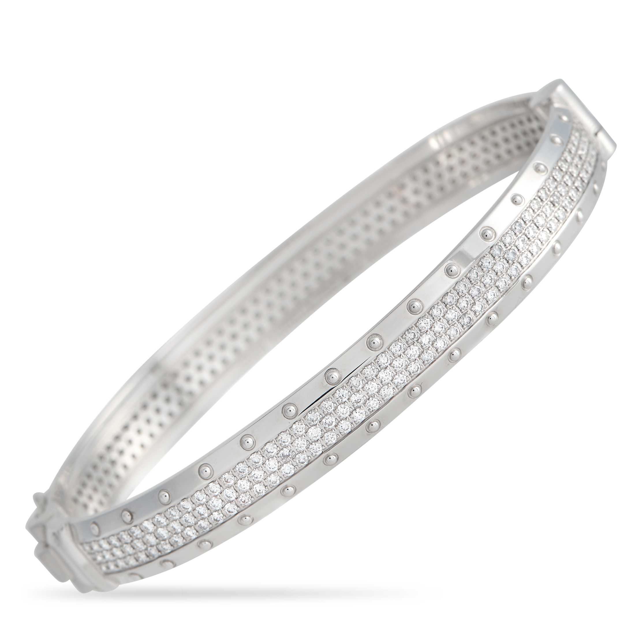 Louis Vuitton Nanogram Tennis Bracelet in Metallic for Men