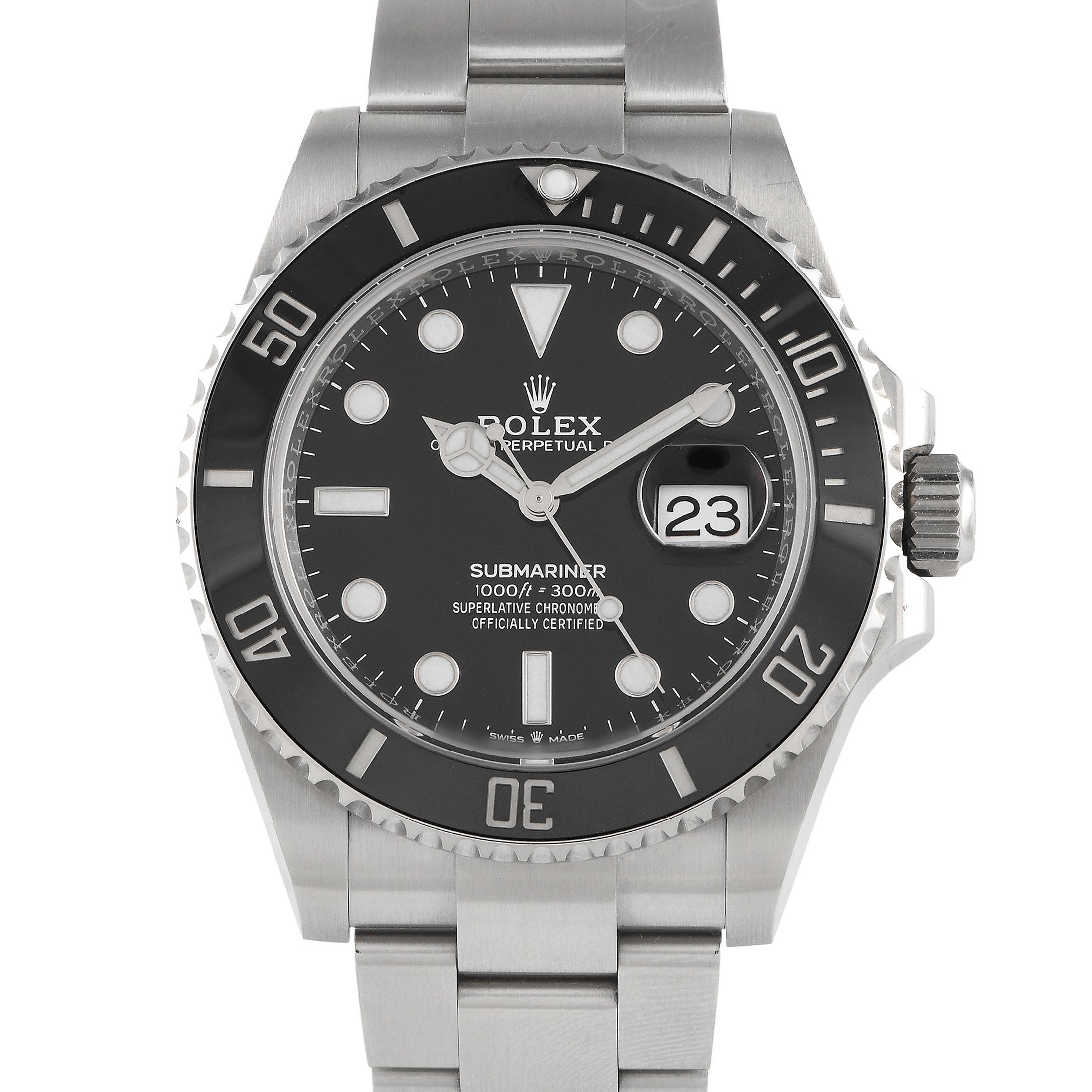 Rolex Submariner Date 41mm 126610LN Green Strap & Bracelet 2022 Mint