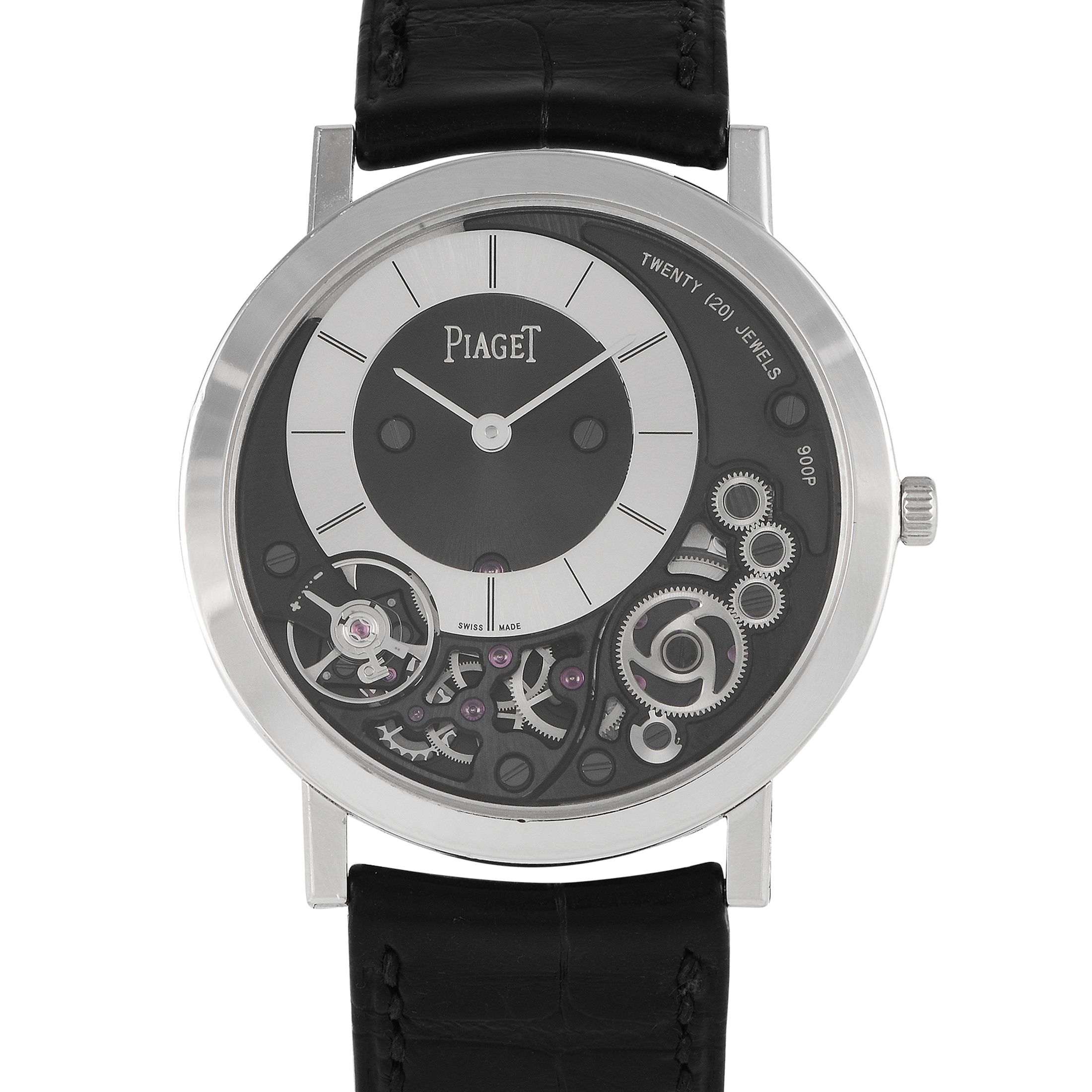 Piaget Altiplano White Dial 18kt Rose Gold Watch in Metallic | Lyst