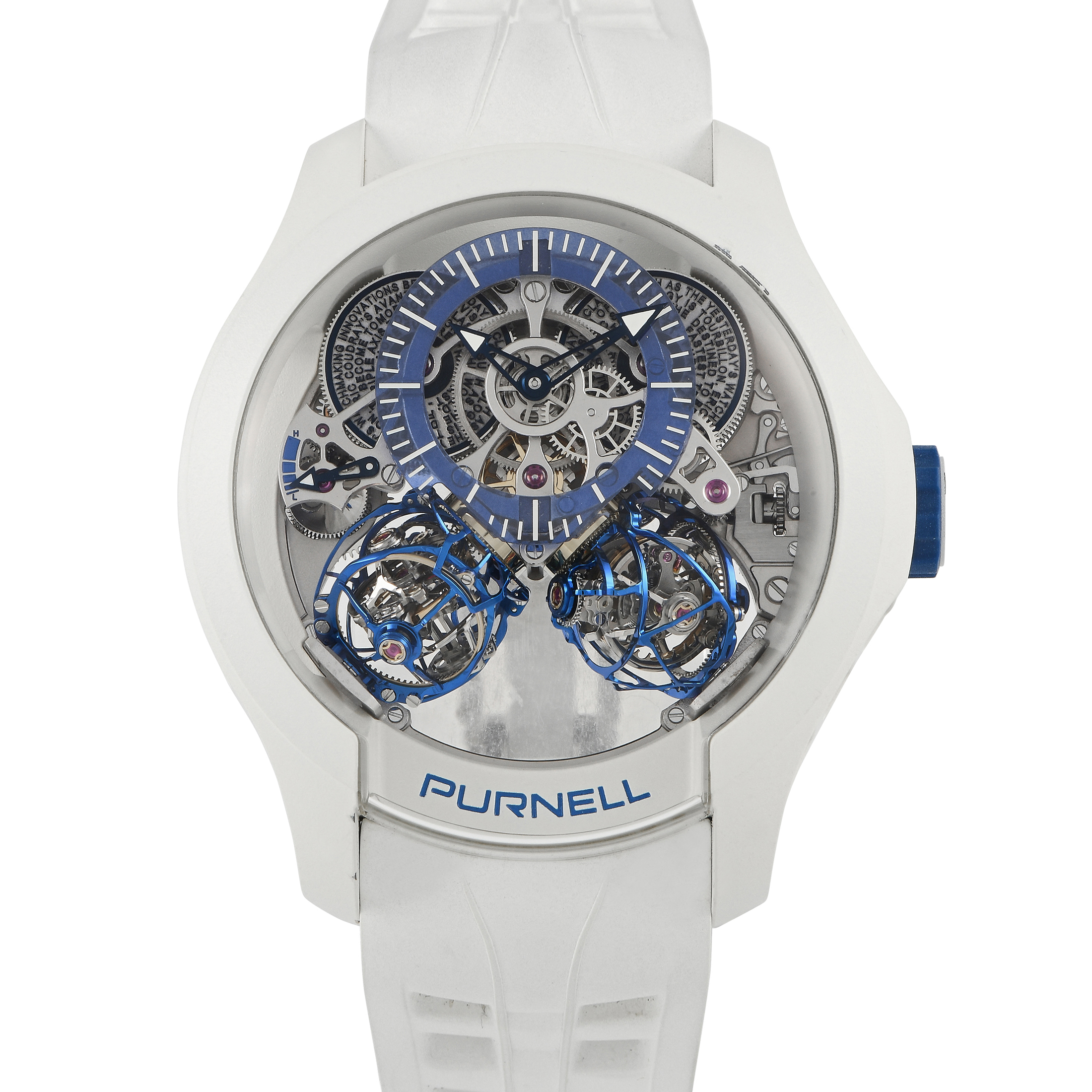Purnell Escape II 18K White Gold Olive Luxury Watch | Westime