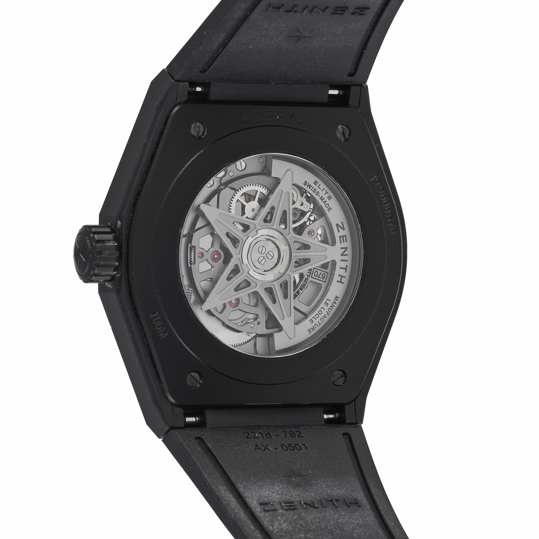 Zenith Defy Classic Black Ceramic Watch 49.900.670/77.R782 - 41mm ...