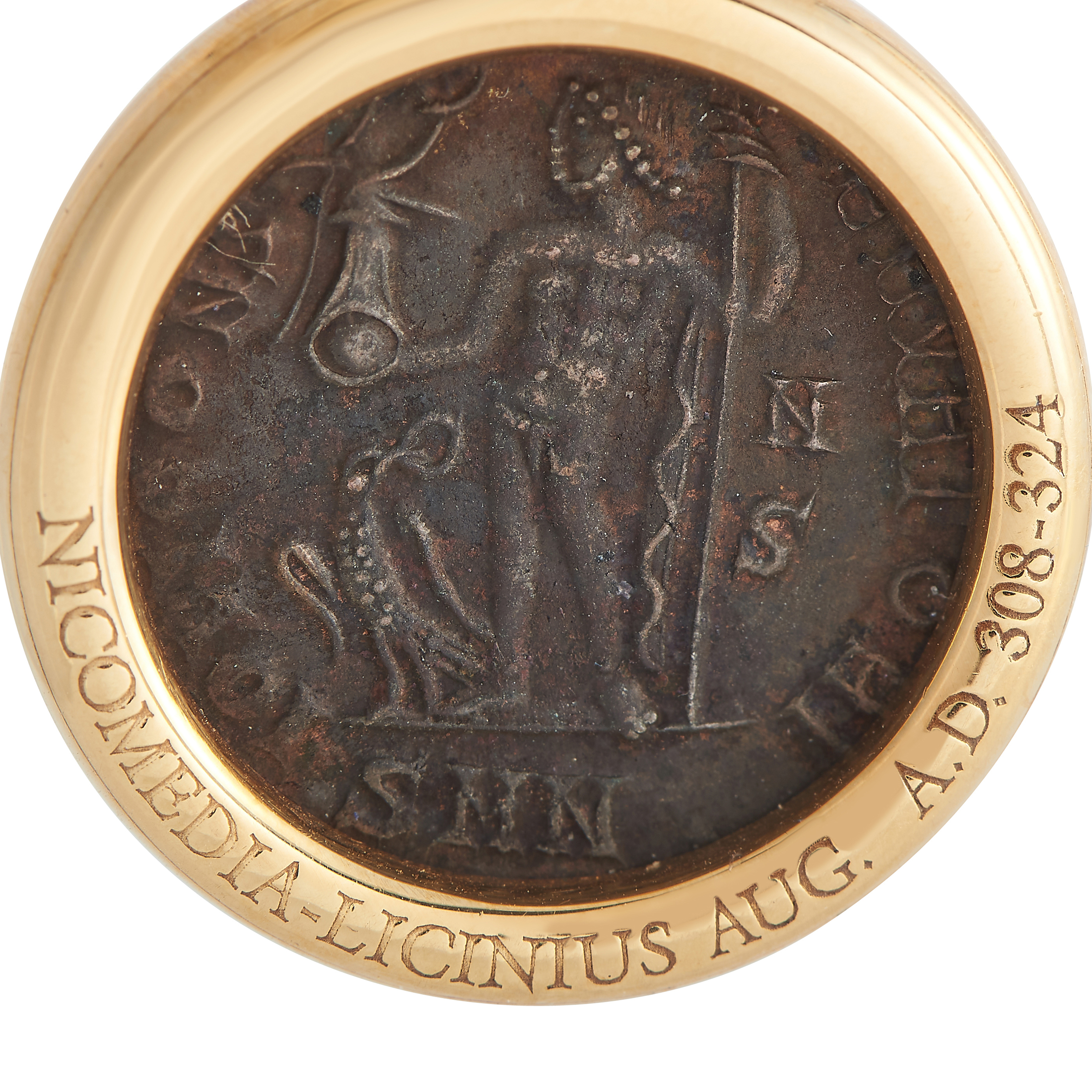 Bvlgari 18K Yellow Gold Monete Nicomedia-Licinius Augusto Coin Necklace BV02-030724