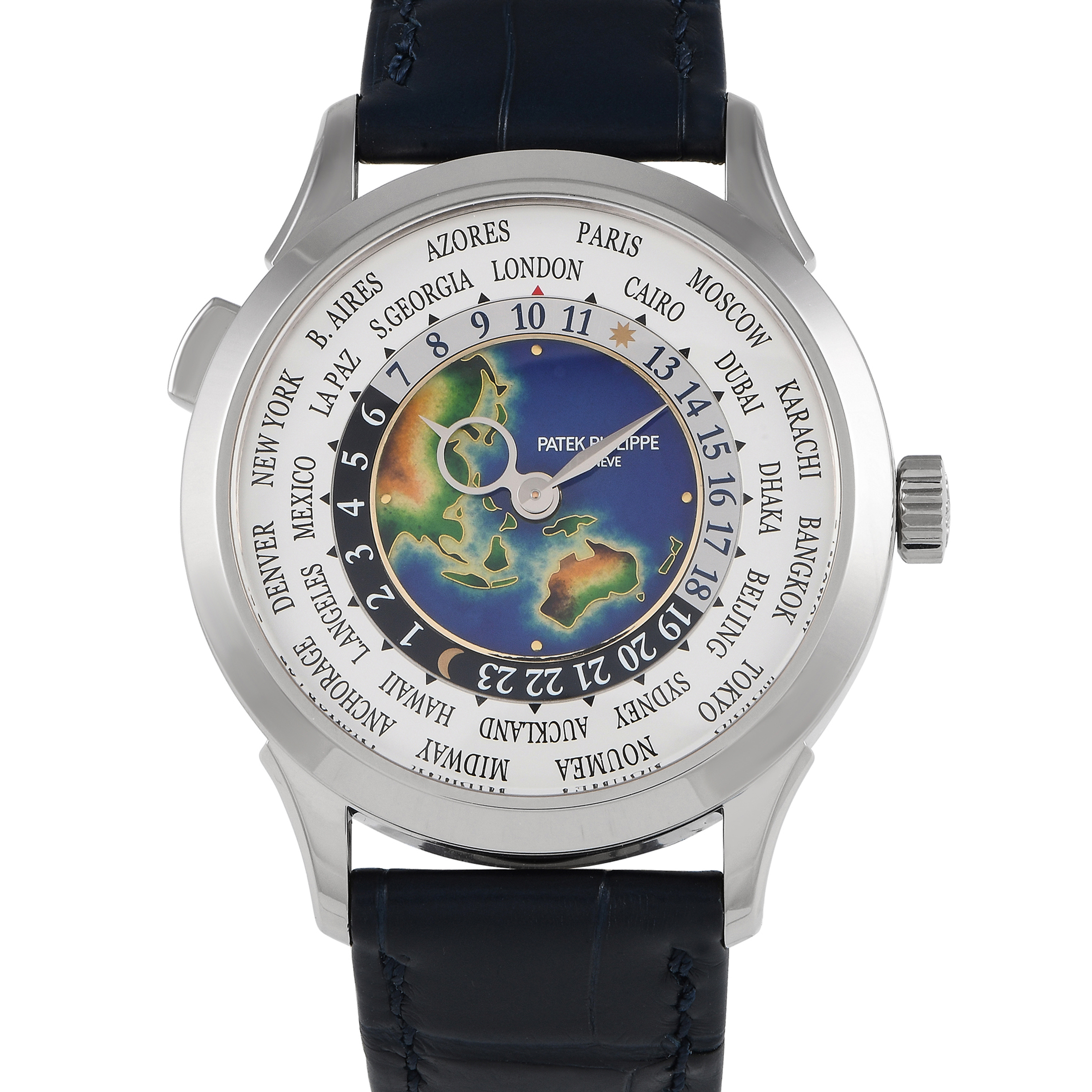 Patek Philippe Complications World Time White Gold Watch 5231G-001
