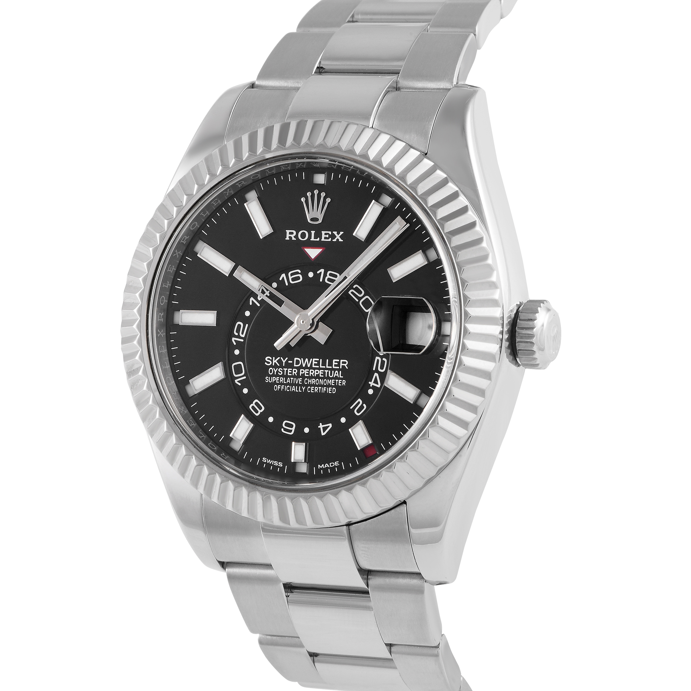Rolex Sky-Dweller Black Dial Watch 326934