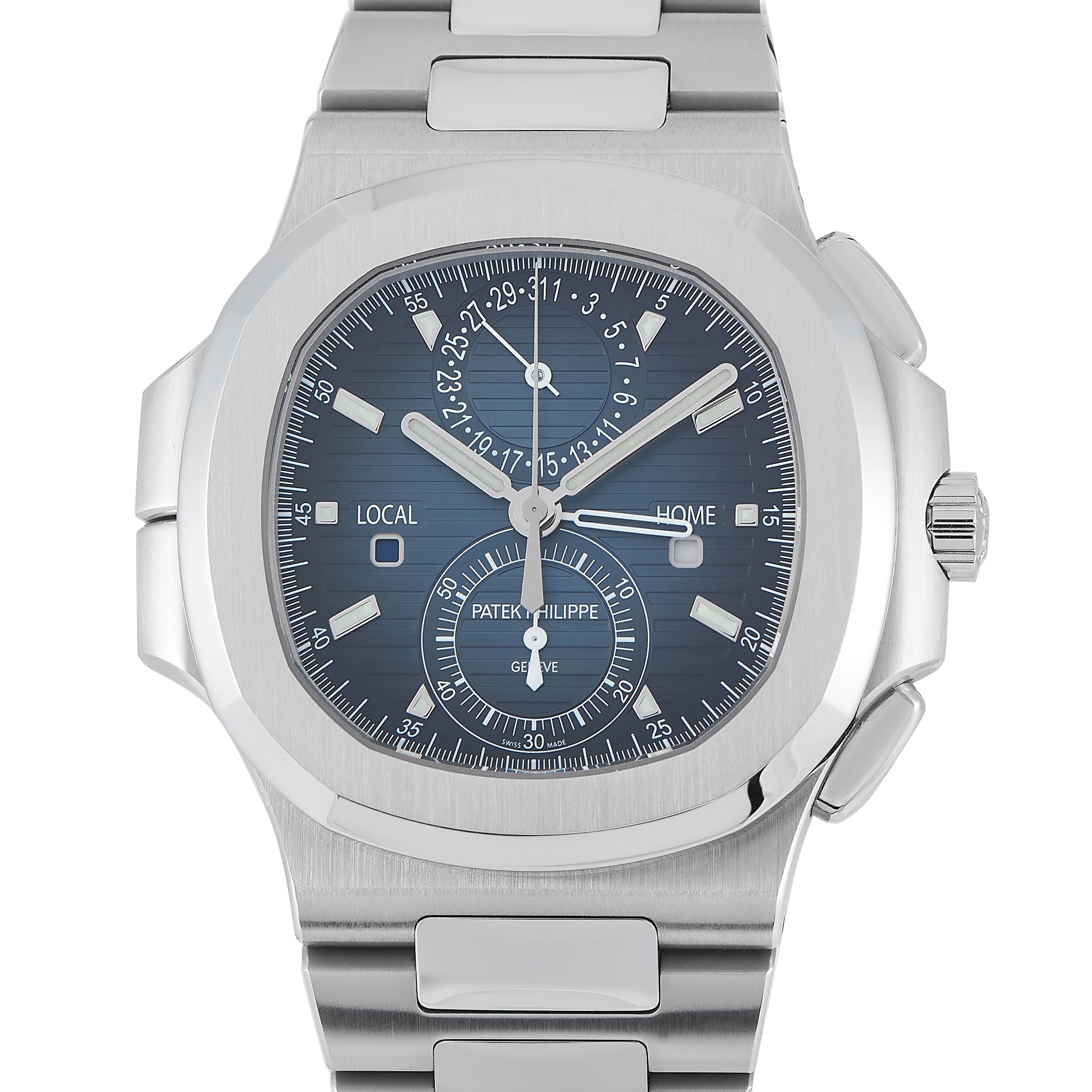 Patek Philippe Nautilus Travel Time Chronograph Watch 5990/1A-011