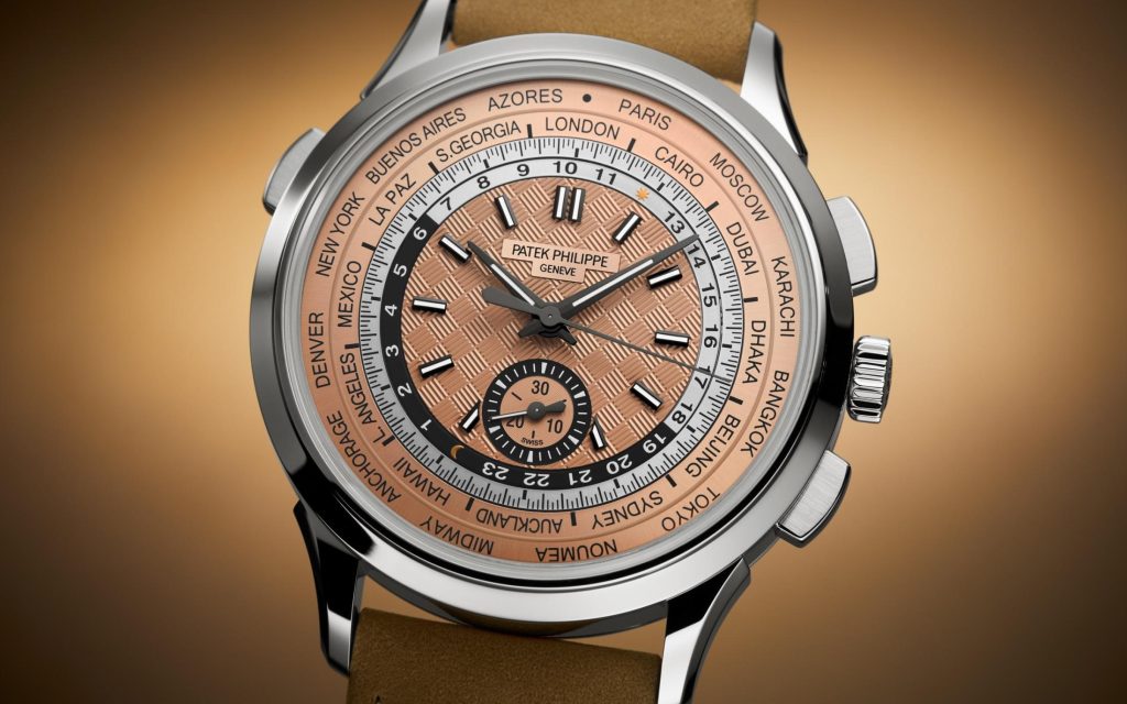 Patek philippe world time on sale replica