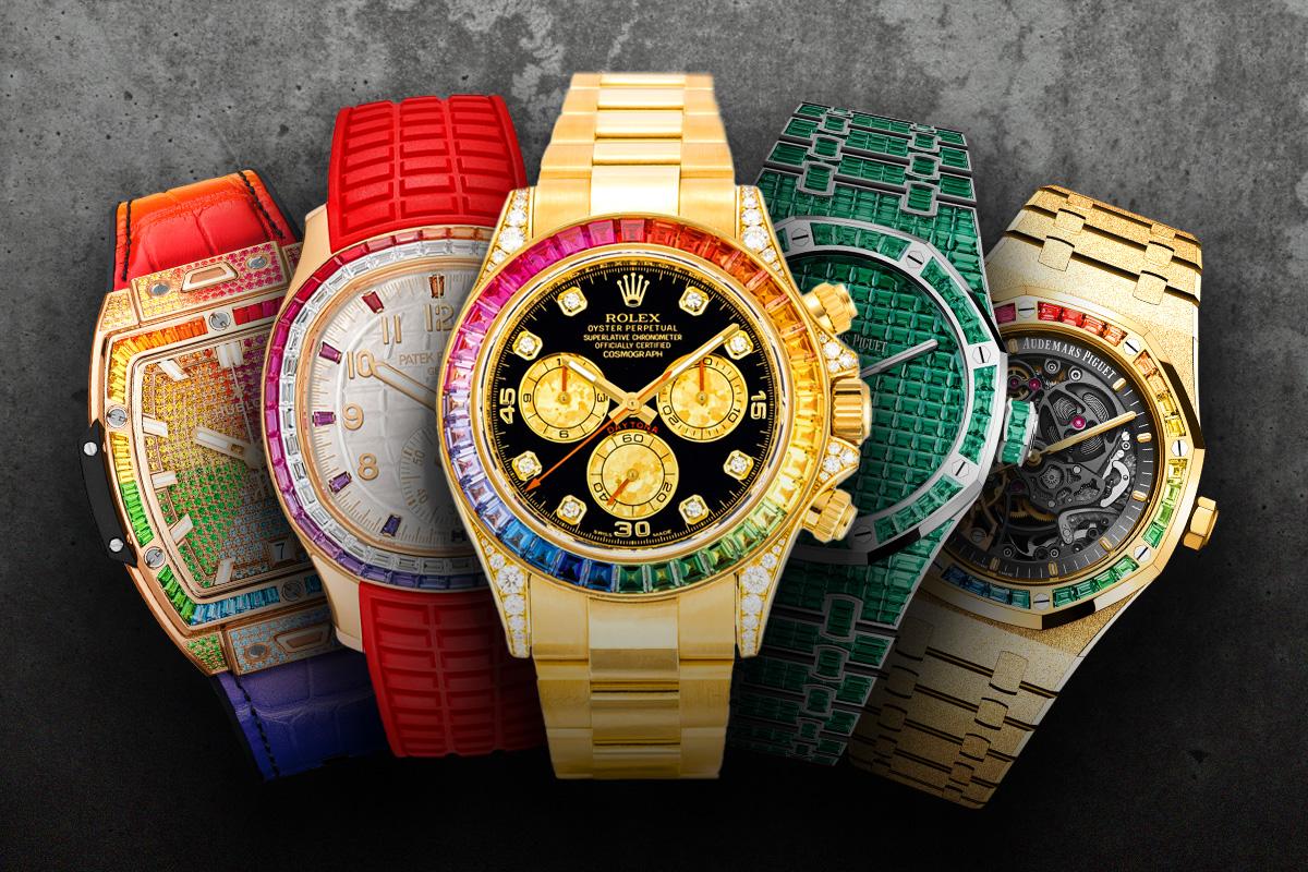 Hublot Big Bang 42mm Unico King Gold Rainbow Watches